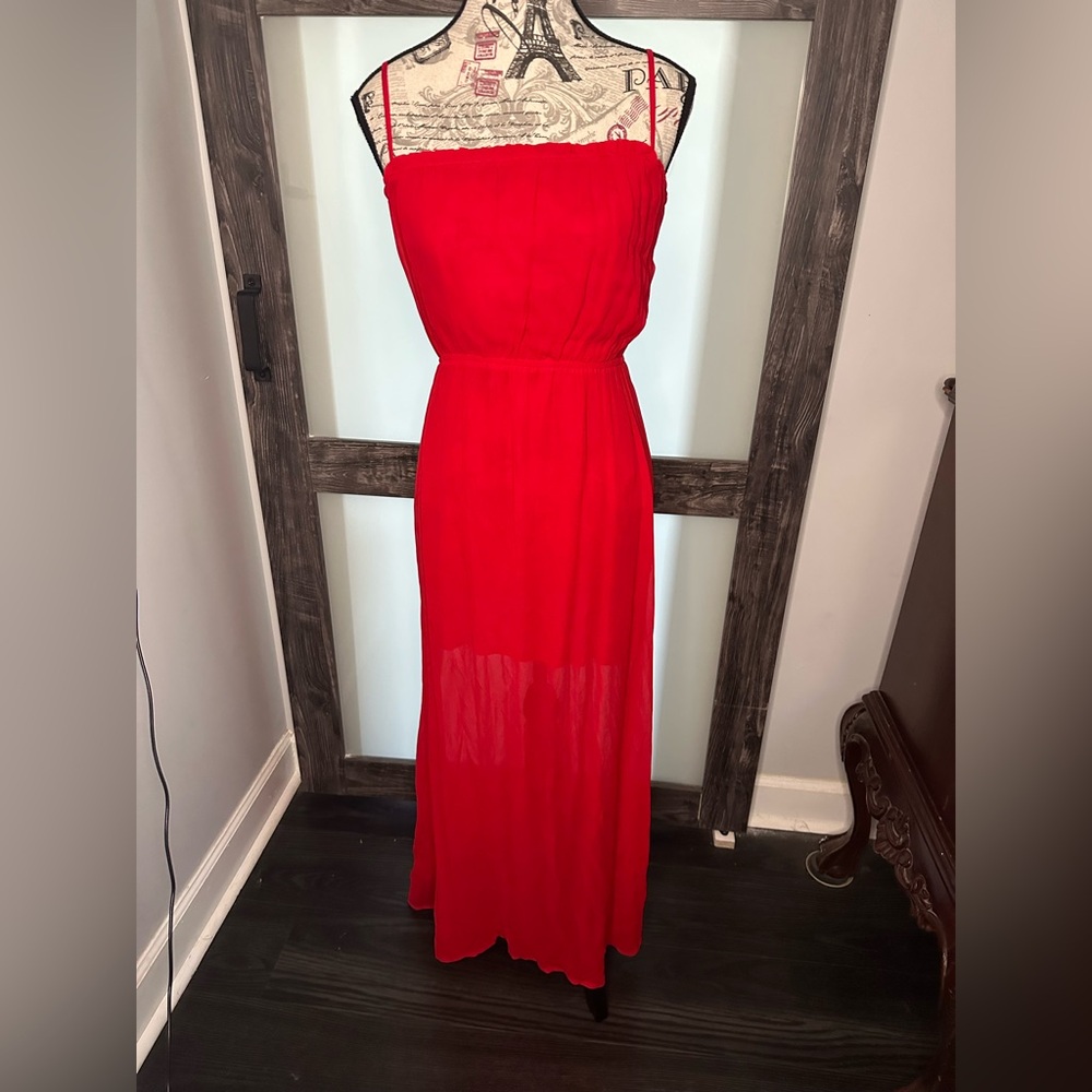 Reformation Vibrant Red Dress